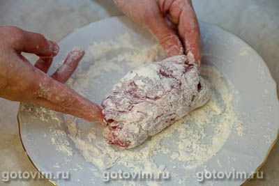 Моравский шницель из свинины с начинкой из омлета Моравский шницель из свинины с начинкой из омлета