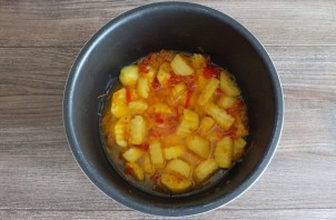 Морской окунь с картошкой в мультиварке