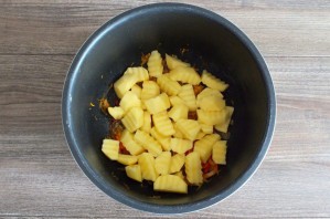 Морской окунь с картошкой в мультиварке