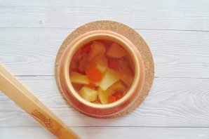 Окунь в горшочке в духовке