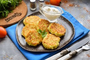 Оладьи из цветной капусты и кабачков