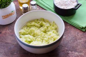 Оладьи из кабачков и шпината