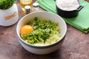 Оладьи из кабачков и шпината