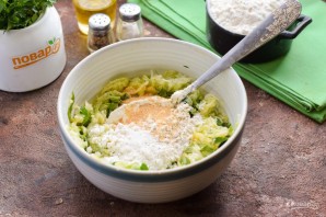 Оладьи из кабачков и шпината