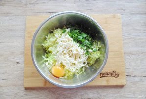 Оладьи из кабачков с плавленым сыром