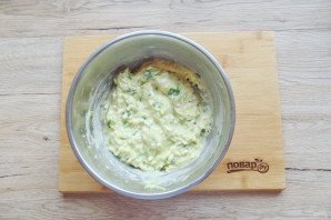 Оладьи из кабачков с плавленым сыром