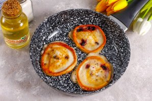 Оладьи на кефире с черникой