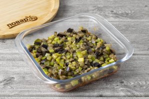 Овощная лазанья из кабачков и баклажанов