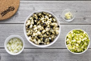 Овощная лазанья из кабачков и баклажанов