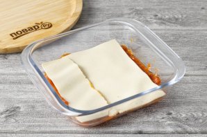 Овощная лазанья из кабачков и баклажанов