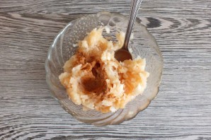 Овсяные вафли с яблоком