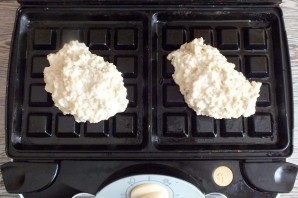 Овсяные вафли с яблоком