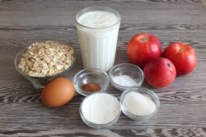 Овсяные вафли с яблоком