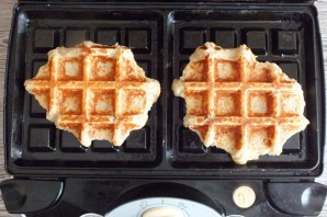 Овсяные вафли с яблоком