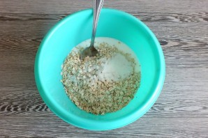 Овсяные вафли с яблоком