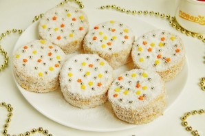 Пирожные "Медовые сласти" на Новый год 2022