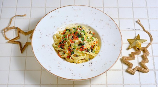 Праздничная паста с икрой, пошаговый рецепт с фото Праздничная паста с икрой, пошаговый рецепт с фото