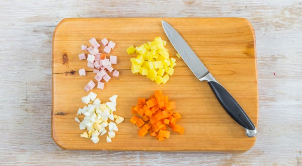 Салат Оливье классический советский, пошаговый рецепт с фото Салат Оливье классический советский, пошаговый рецепт с фото