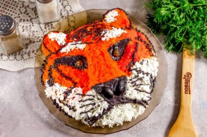 Салат "Оливье" на Новый год Тигра