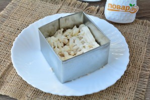 Салат "Павлинка" с яблоками