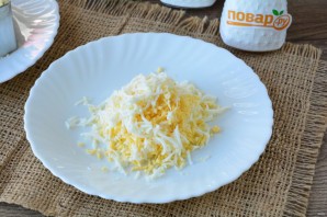 Салат "Павлинка" с яблоками