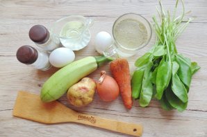 Щавелевый суп с кабачками