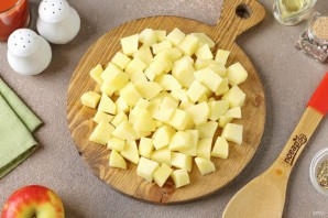 Щи с яблоками