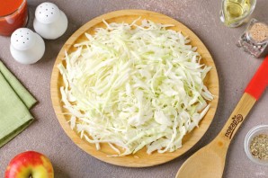 Щи с яблоками