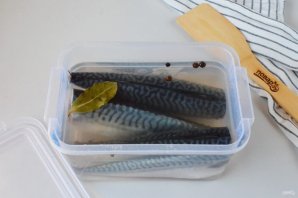 Скумбрия домашняя малосольная