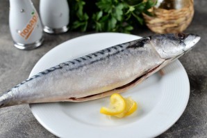 Скумбрия с петрушкой в духовке