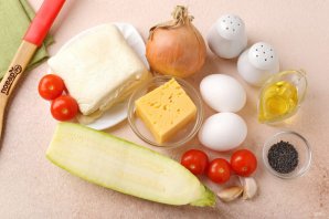 Слоёный пирог с кабачками