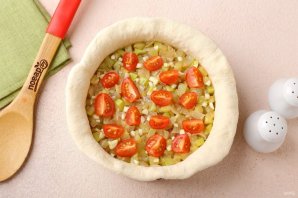 Слоёный пирог с кабачками