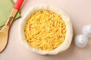 Слоёный пирог с кабачками