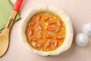 Слоёный пирог с кабачками