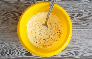 Судак в омлете