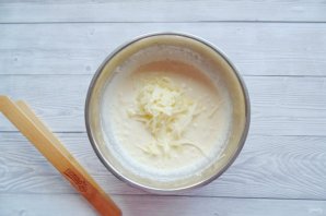 Суфле из творога с яблоками в микроволновке