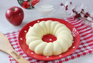 Суфле из творога с яблоками в микроволновке