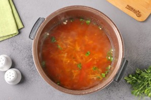 Суп из сельдерея в мультиварке