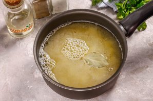 Суп из виноградных листьев