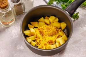 Суп из виноградных листьев