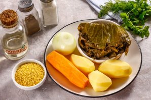 Суп из виноградных листьев