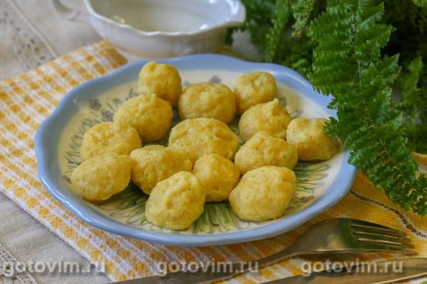 Сырные клецки