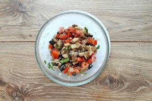 Тартар из баклажанов