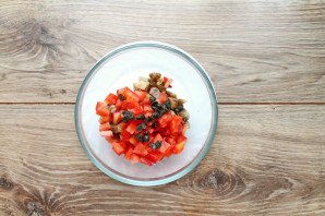 Тартар из баклажанов