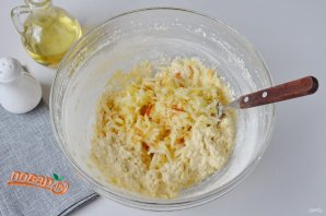 Творожные вафли с яблоком