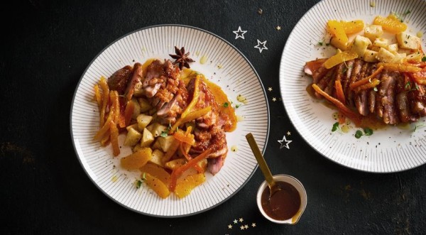 Утиная грудка с апельсиновым соусом, пошаговый рецепт с фото