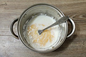 Запеченные яблоки с кремом