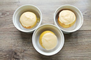 Запеченные яблоки с кремом