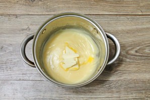 Запеченные яблоки с кремом