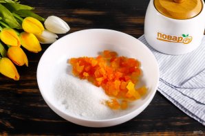 Запеченные яблоки с курагой